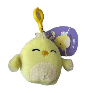 NWT 2023 Squishmallow Aimee Easter Clip
3 inch w/floral belly